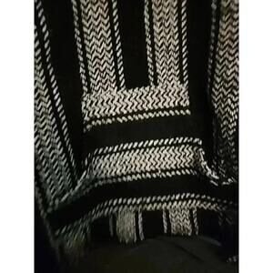 Vintage Baja Joe Sz M Hoodie Sweater Beach Colorful Hippie Drug Rug Surfer 90s